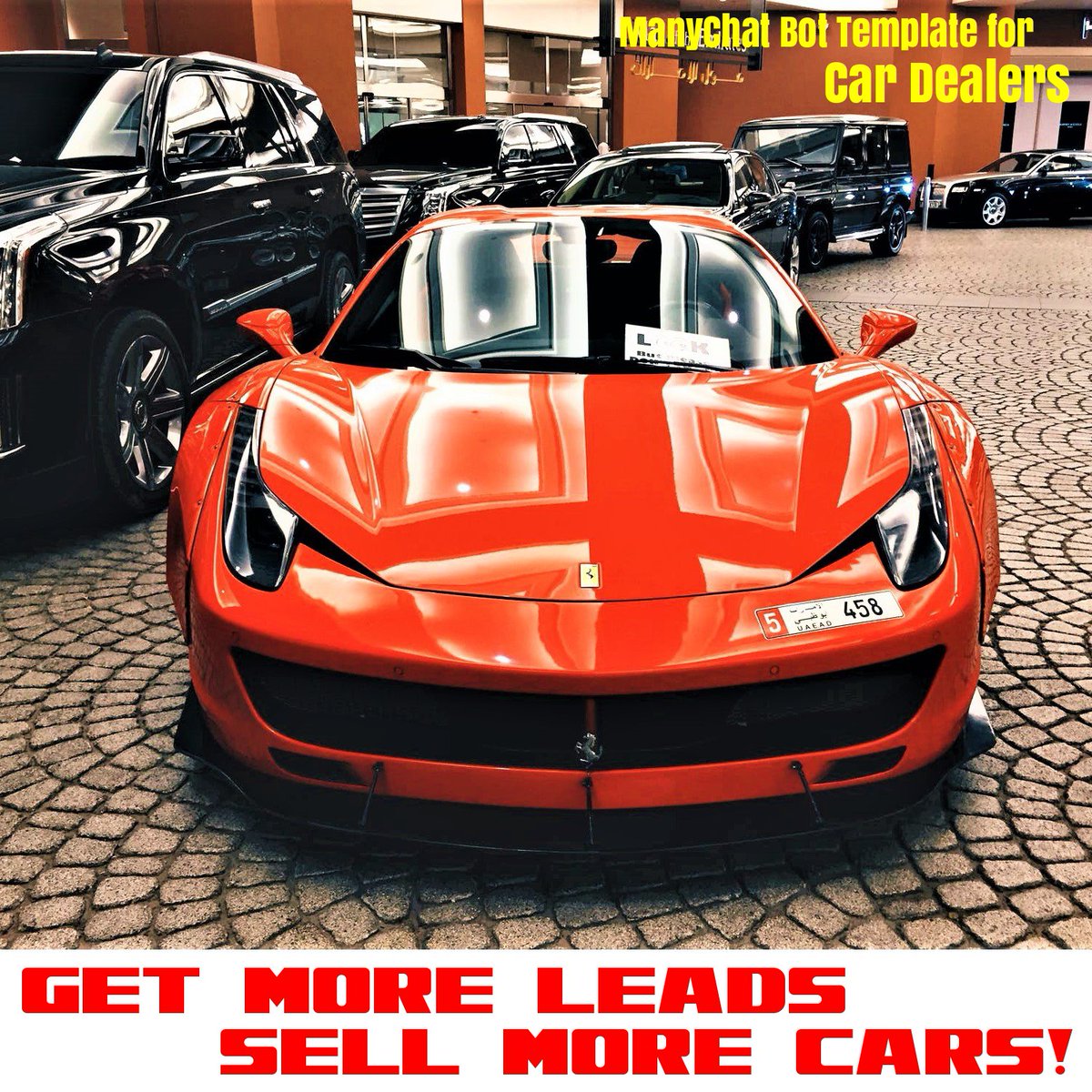 ChatBottle's tweet photo. 🚗 MESSENGER BOT TEMPLATE FOR CAR DEALERS 🚗
.
👉 Preview and buy: https://t.co/xodiR5LOLO
-
🆕 New Bot Template on @BotMakers_net
-
✔️ Automate Buyer and Seller Lead Generation 
-
#botmakers_template #botmakers_news #lead_generation #brick_and_mortar #auto_dealer #car_dealer https://t.co/OiOyN6SgAw