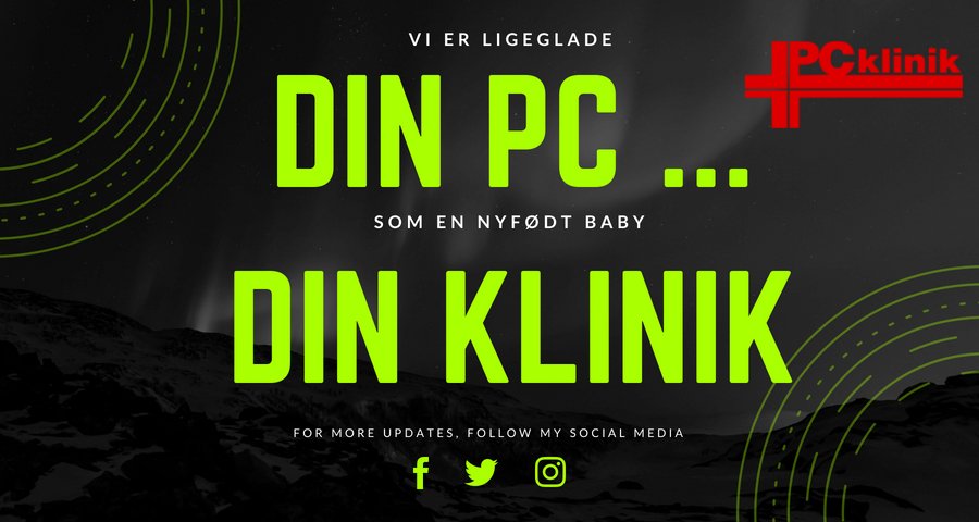 PCKlinik_'s tweet photo. https://t.co/8vgwww8tBH

Din pc .... Din klinik
#pcklinik
#pcrepair
#macrepair https://t.co/SPQQw0jqnf