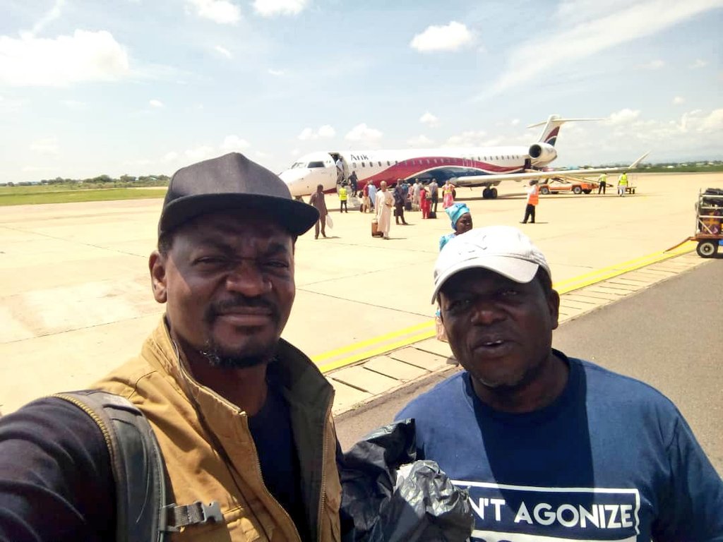 BukkyShonibare's tweet photo. Salute to 'Tunji Lanre-Baruwa (@ola2njee) - my friend and partner, also Adopt-A-Camp's co-coordinator, for leading and managing the ongoing #Tech4IDPs project.
And, Muyiwa Olujitan (right), a team member, whose hard work, dedication, and humility is amazing.
May God bless them! https://t.co/lOgyCgwYZU