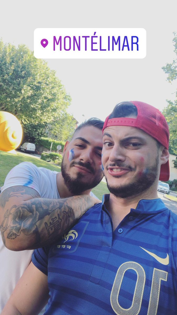 Quelques photos de Flo à Montélimar, hier. #FiersdetreBleus