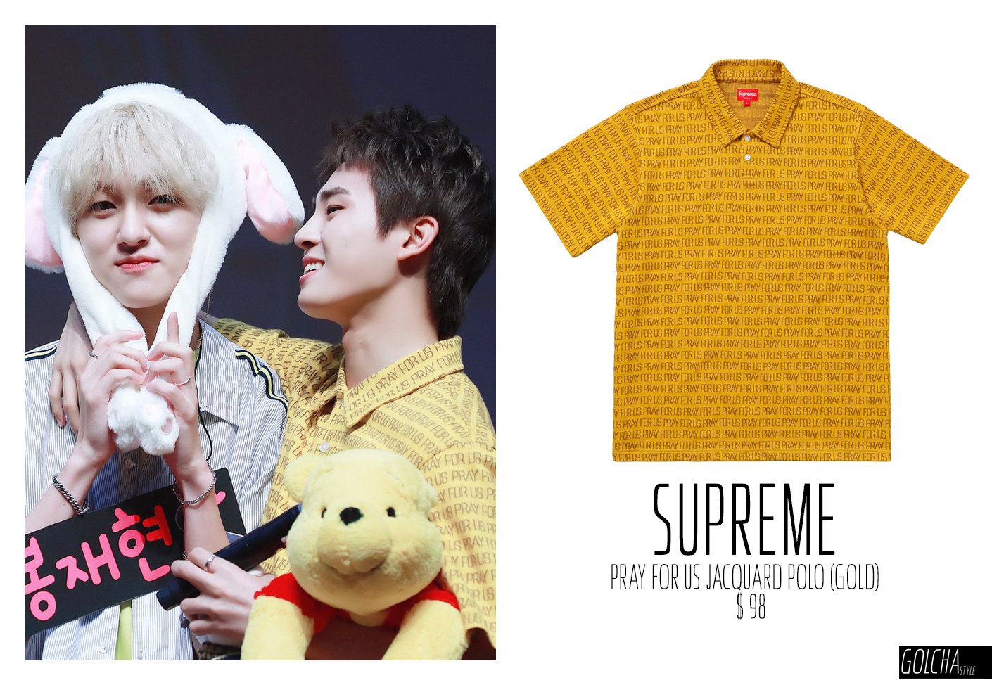 supreme pray for us polo