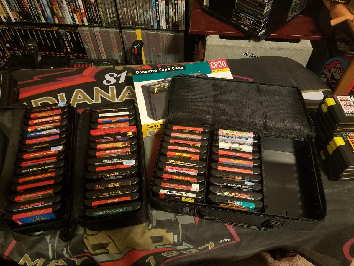 RetroAF_'s tweet photo. Some of you may be wondering why I included the Caselogic Cassette Tape Case...
Here's a tip for newer retro collectors. These are really awesome for storing your loose Sega Genesis/MegaDrive games.
#RetroTips #RetroCollecting #SegaGenesis #SegaMegaDrive https://t.co/e3OFMcyFVj