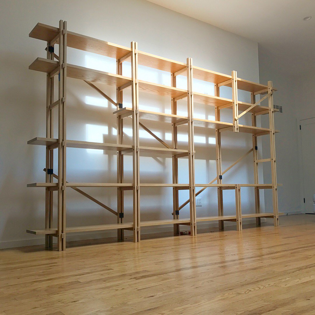 toddstjohn's tweet photo. New design / build custom shelf (personal project). https://t.co/HRoVBPTmga