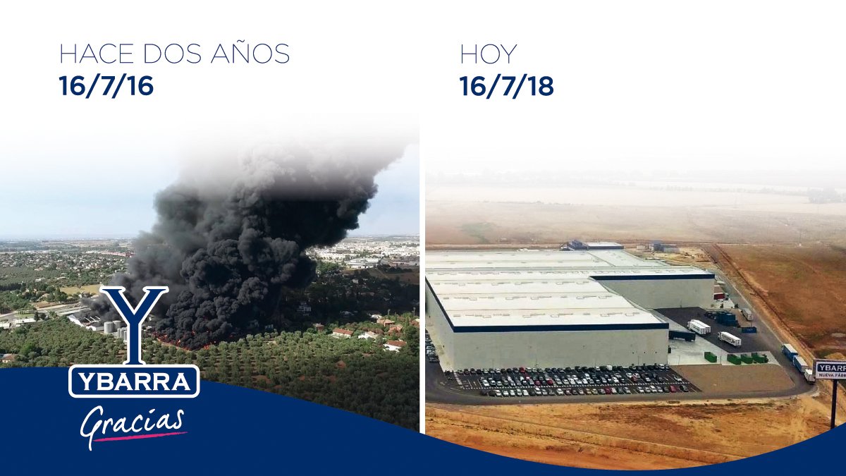 En tan sólo 2 años hemos convertido la incertidumbre en ilusión y futuro para todos los que formamos Grupo Ybarra. Y todo junto a vosotros. Gracias por vuestro apoyo. #YbarraJuntémonos