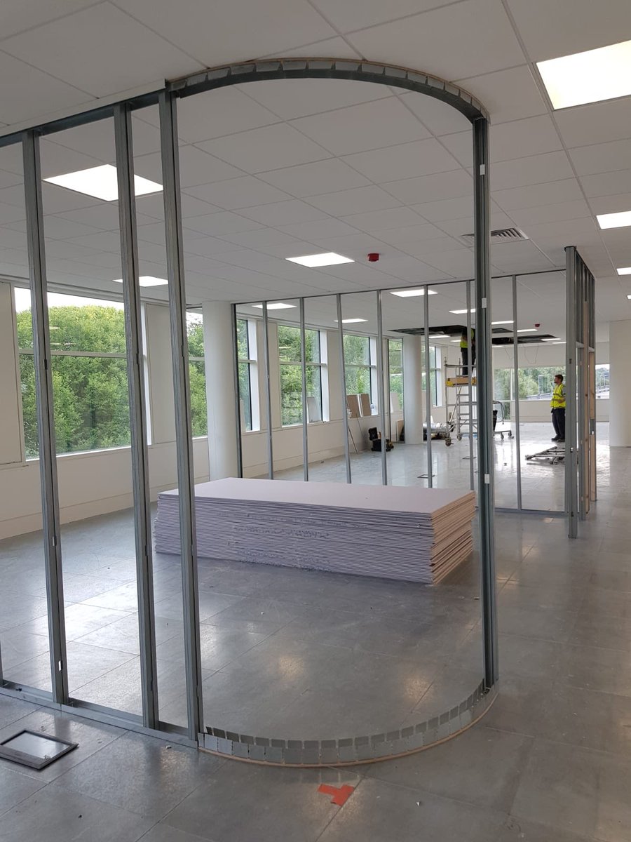 ckinteriorsuk's tweet photo. One week in to this 9 week project fitting Kier’s new HQ in Reading https://t.co/zGkXEitzM0