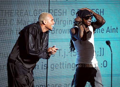 FusionRadio's tweet photo. @chrisbrownofficial labels @liltunechi one of the GOATs after taking in #LilWayne 's #BloodMary ft @thejuelzsantana 
| is he one of the 🐐's !?!? https://t.co/I8Aws6KpIx