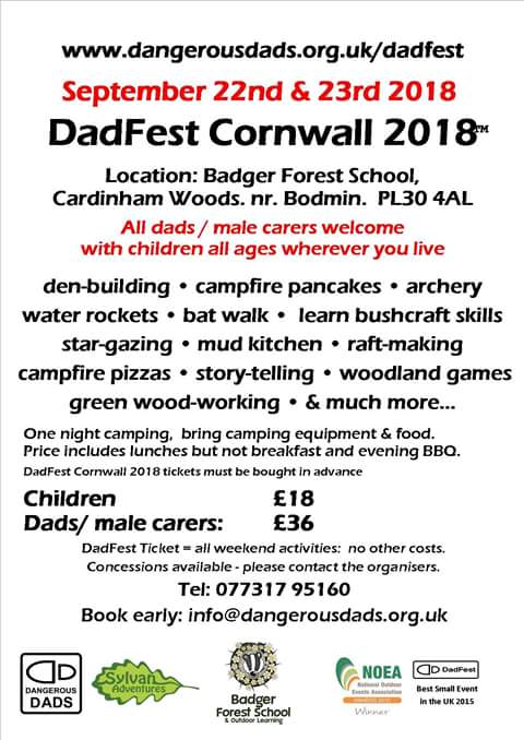TheDadsNetwork (@ddadsnetwork) on Twitter photo DadFest Cornwall tickets now on sale <a href="/SylvanAdventure/">Sylvan Adventures</a> <a href="/badgerforest/">Claire Whalley ππ</a> <a href="/SSECornwall/">SSE in Cornwall</a> DadFest Cornwall tickets now on sale <a href="/SylvanAdventure/">Sylvan Adventures</a> <a href="/badgerforest/">Claire Whalley ππ</a> <a href="/SSECornwall/">SSE in Cornwall</a>