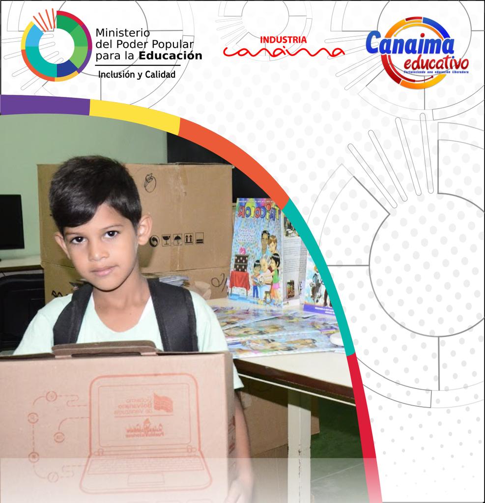 #16Jul Gracias al compromiso firme del presidente @nicolasmaduro y nuestro Ministro @jauamiranda nuestras niñas y niños 👧👦 reciben dotación de equipos portátiles Canaimitas 💻
#SeguridadPorLaPaz