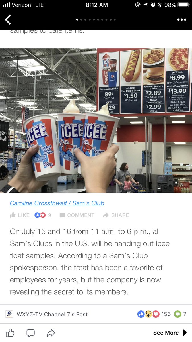 akstephens6's tweet photo. Went to Sams club to get the free slush with ice cream that was advertised and walked out with nothing @SamsClub #disappointed4littlekids#willnevergoback#falseadvertisment https://t.co/7L3KiWf3ZJ