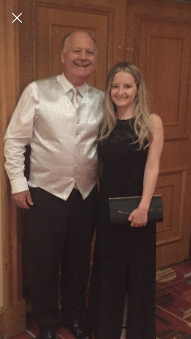 roach_mel's tweet photo. Lauren with her favourite teacher @ibcathayshs @CathaysHigh #prom2018 https://t.co/QcPJwbRqsx