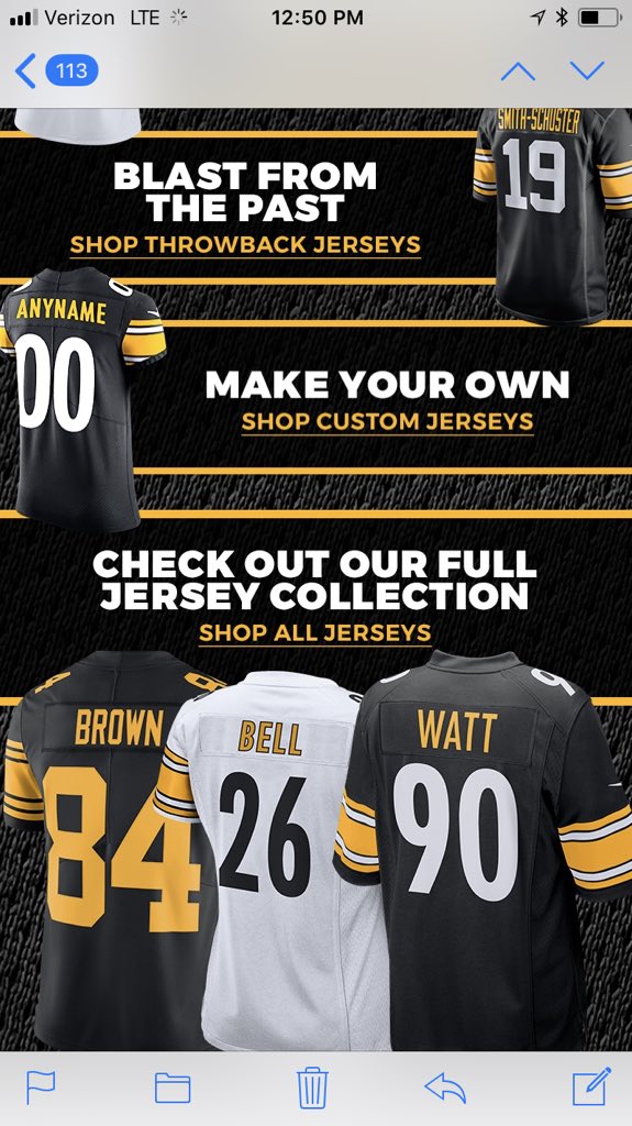 rick_godfrey's tweet image. @steelers @LeVeonBell   No one missing from this email of the same promotion... #makingsomethingoutofnothing