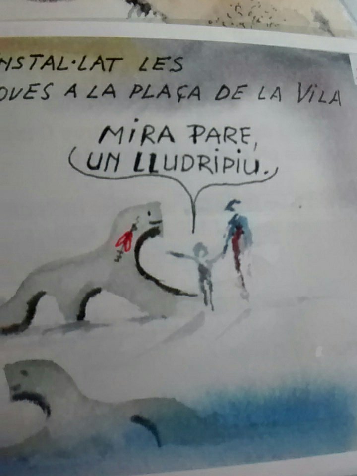 9danibosch's tweet photo. "Molta gent ha observat que tocant el relleu esculpit del lludripiu carrega gran quantitat d’energia positiva."
#Bugarac
El conte dels #Lludripius al programa de la #FestaMajorSalt @ViladeSalt https://t.co/Rup9NhTtUC