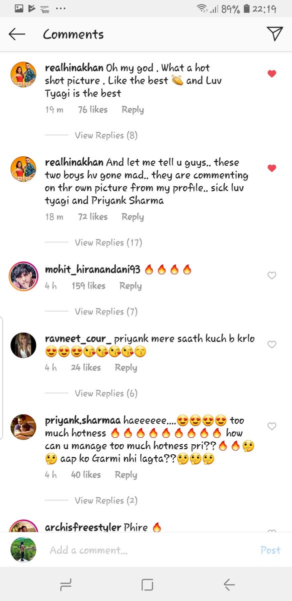 Priyankatweetss's tweet photo. Hayee there convos
So funny πππ
Trio is back
There nok jok chalu bhi ho gayi
Guys plz come again we fans also want part ur mastiπππππ
#LuvPriHina @eyehinakhan @ipriyanksharmaa @LuvTya6i https://t.co/tp8ww5eIsg
