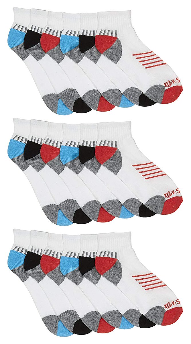 trendilize's tweet photo. PRIME DAY EARLY ACCESS: K-Swiss Mens Athletic Socks - 18 PAIRS!

Make sure to clip coupon for 45% savings 
#primeday #PrimeDay2018
#amazon #Deals #dealsonamazon https://t.co/eDzrsn8kI1