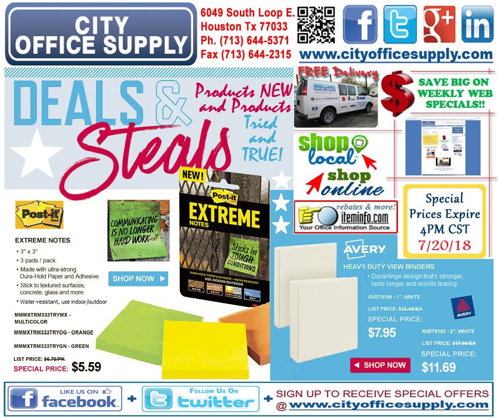 cityos's tweet photo. #MakeYourMarkMonday #InAnyCondition with #New @Postit -it #ExtremeNotes & @AveryProducts #HeavyDuty #ViewBinders #WeeklyWEBSpecial @ https://t.co/zb4z5RaOwd https://t.co/bdnpapun3A https://t.co/sGf6qwsrha