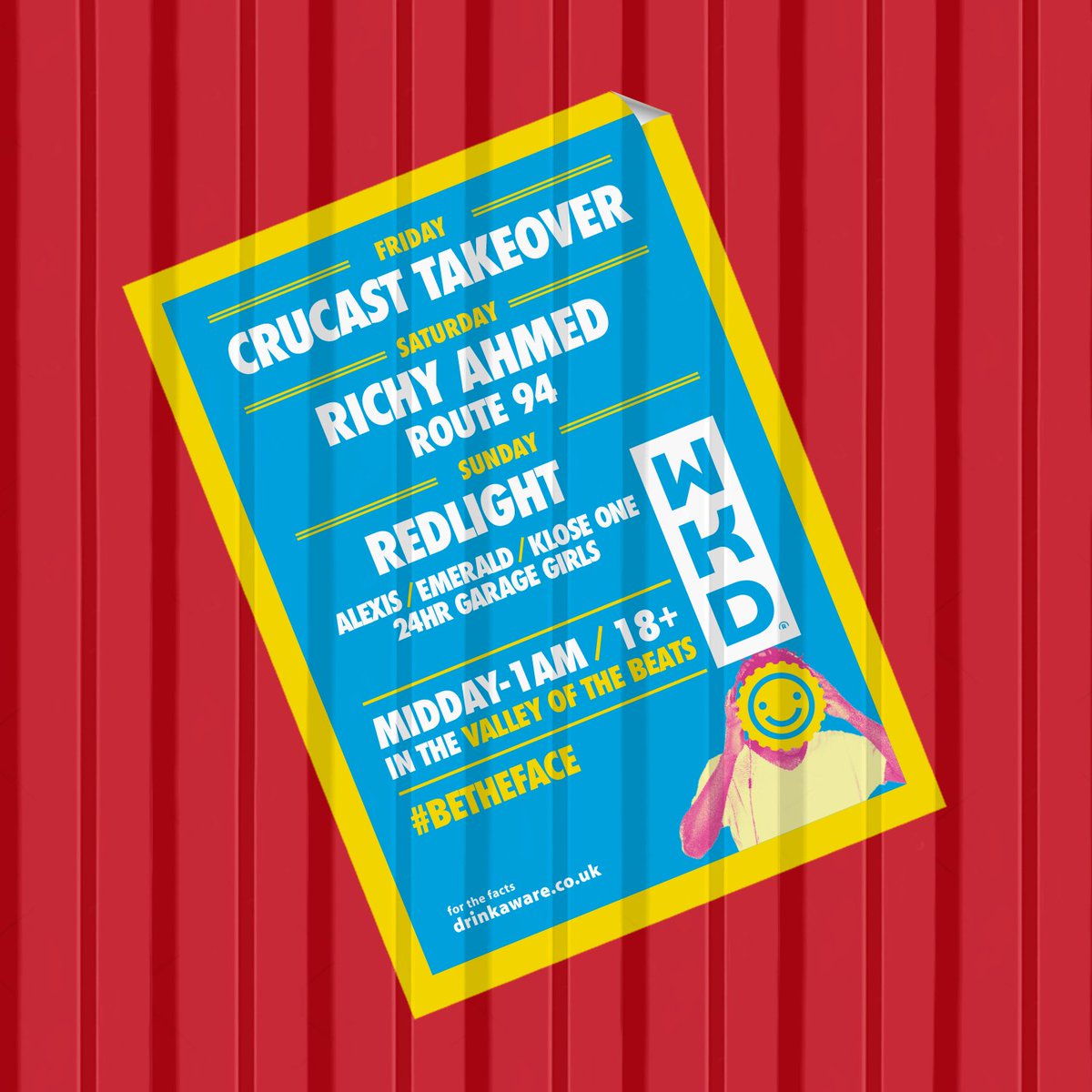 .<a href="/WKDOfficial/">WKD</a> are back at #KC18 bringing their colourful containers and epic DJ line-up to the fields! In the day you can play to win VIP for the night, getting you up close with the likes of @richyahmed, <a href="/route94/">tammy Ibach</a>, @crucast, <a href="/redlight/">Redlight Network</a> and more.