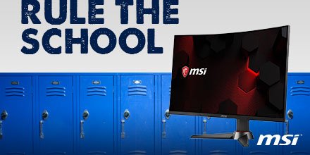 microcenter's tweet photo. Students can save $50 on the @msiUSA Optix MAG27C 27" Monitor. Like, retweet and comment on “How likely are you to upgrade your monitor in the next six months?” for your chance to win one. https://t.co/0KwKkMBc8M All Student Offers https://t.co/Fn7kh7uDdw #RuletheSchool #gamer https://t.co/oa8BGtmnmR