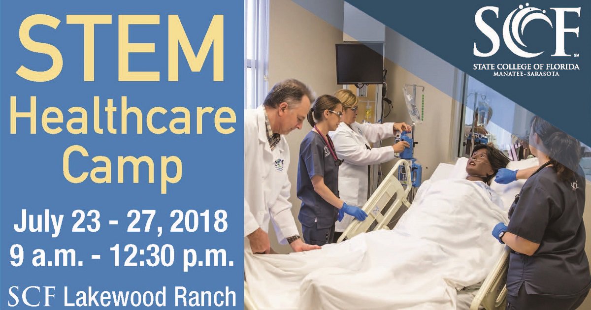 SCFnow's tweet photo. Some say the best advice they were given before choosing a profession was to try it. Here's your chance! For a week, you could learn what it's like to be a health care professional. Enroll today at https://t.co/5WZcZQomqu #SCFProud #TopNursingProgram #Healthcare #STEM #Camp https://t.co/H4bCuNrY3y