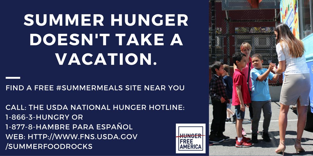 Find a free #USDA #summermeals program near you!
