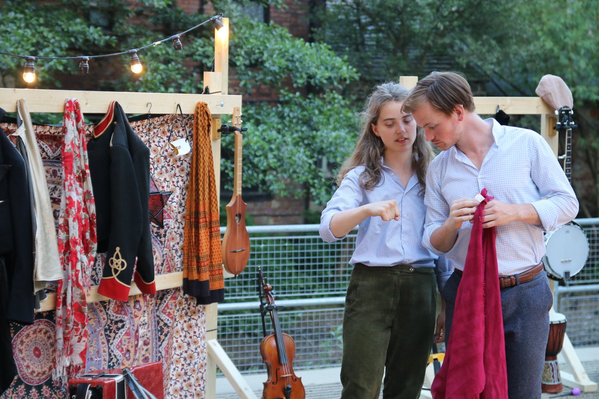 BathnesParks's tweet photo. Armed with all manner of musical instruments, The Fools present an inventive take on Shakespeare’s A Midsummer Night’s Dream, 14th August in Parade Gardens, more info and tickets at https://t.co/yDvmQHcSHl #EventsinBath #theatre #Shakespeare https://t.co/msPmZPQqev