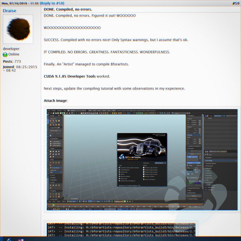 Trinumedia's tweet image. [Blog] An Artist finally compiling!
I FINALLY DID IT.

I have compiled my first Blender fork Bforartists.

#bforartists #compiling #blender #b3d #programming #programmer #hackerman #artist #3d #developingsoftware