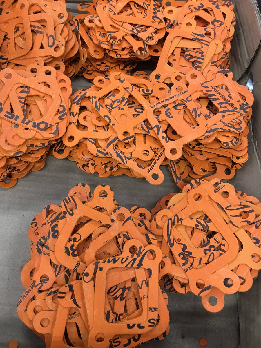 stephensgaskets's tweet photo. Big run on these today needed as part of a large customer order #gasket #gasketmaking #oldbury #gaskets @FlexitallicUSA @Flexitallic_ @AFlexitallic @birmingham_live @UKmfg @ManUKHour @Twisted_Auto @CBS_AUTOMOTIVE @BarnwellService @Birminghamseals @BrumChamber @MADEINGREATBRIT https://t.co/g29aKEtQoQ