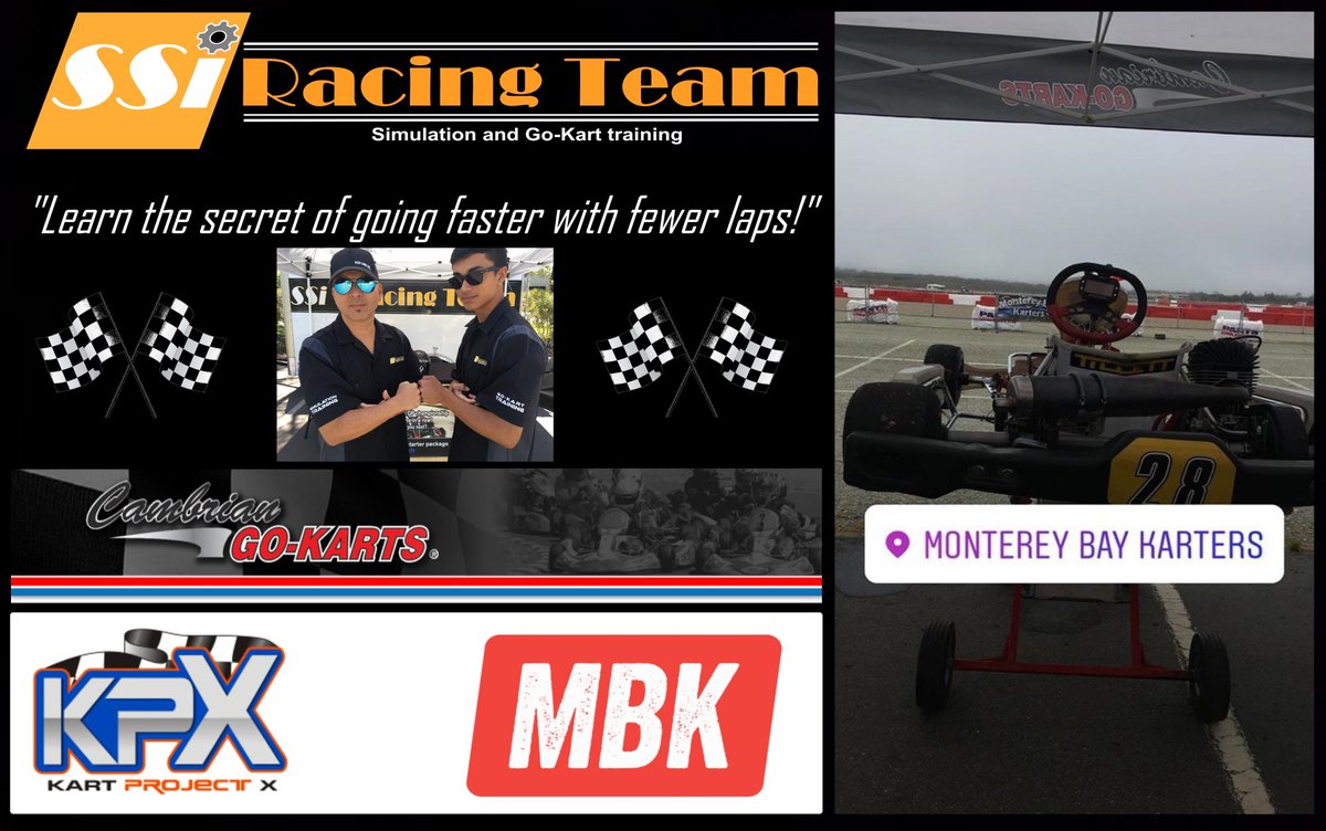 SSiRacingTeam's tweet photo. Team SSi driver Giovanni Shadd takes top time of the day in practice for Round 4 of KPX Karting Championship in Monterey, California! https://t.co/AmDO290Ry0