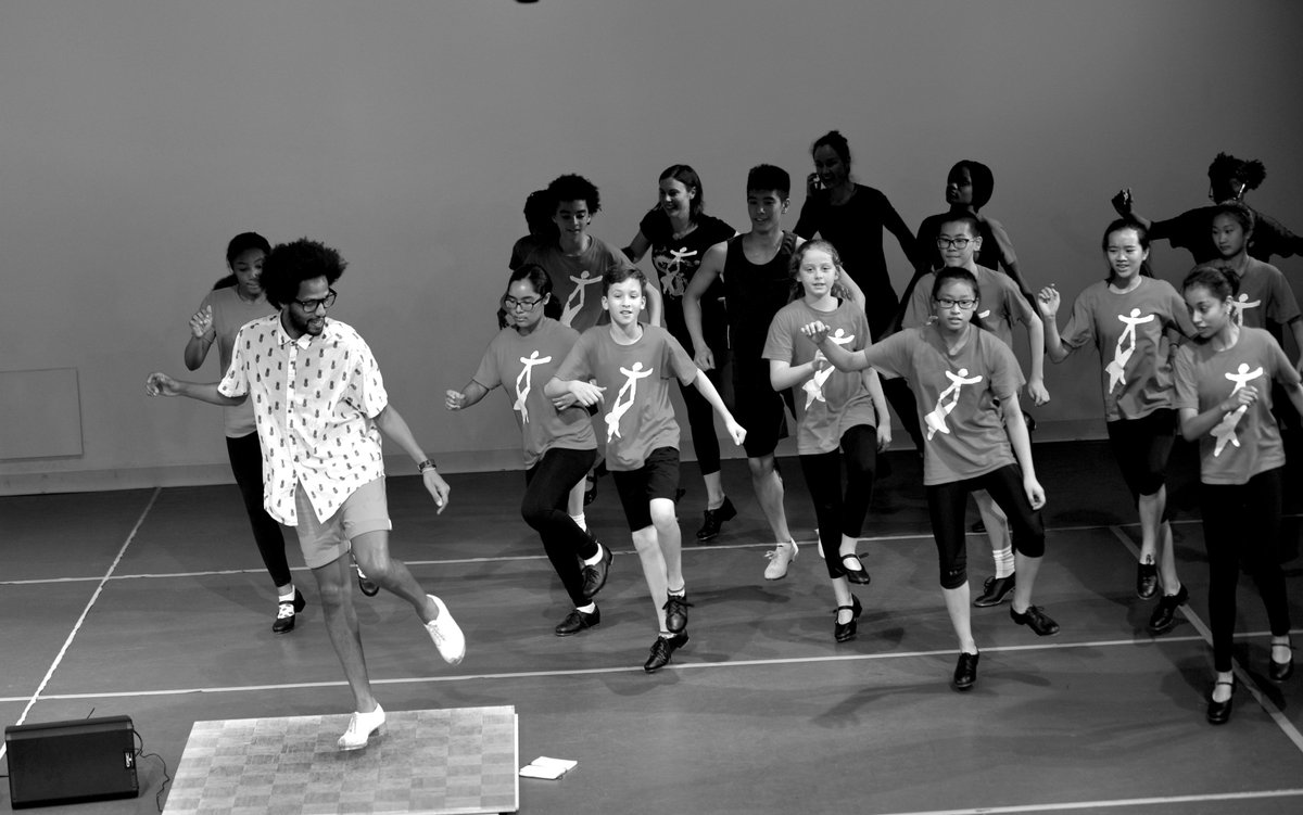 NationalDance's tweet photo. On Friday, students in the Red Level of the Irene Diamond Summer Institute 2018 had a master class with Leonardo Sandoval and Gregory Richardson. Afterwards, they had the opportunity to join in on the performance!
#nationaldanceinstitute
#NDIsummer
#NDIcenter
#dance
#tap https://t.co/eqSQJGzsFI