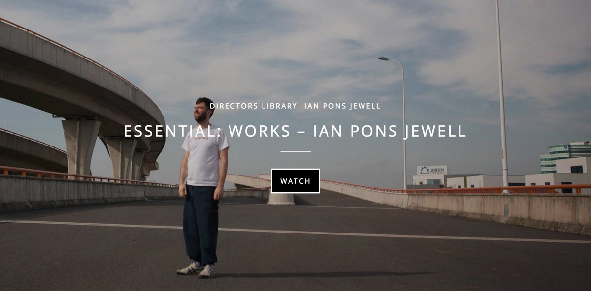 red_rep's tweet image. Check out @RESETcontent director @IanPonsJewell 's top 3 essential films, music videos, and commercials. 📺 
directorslibrary.com/directors-libr…