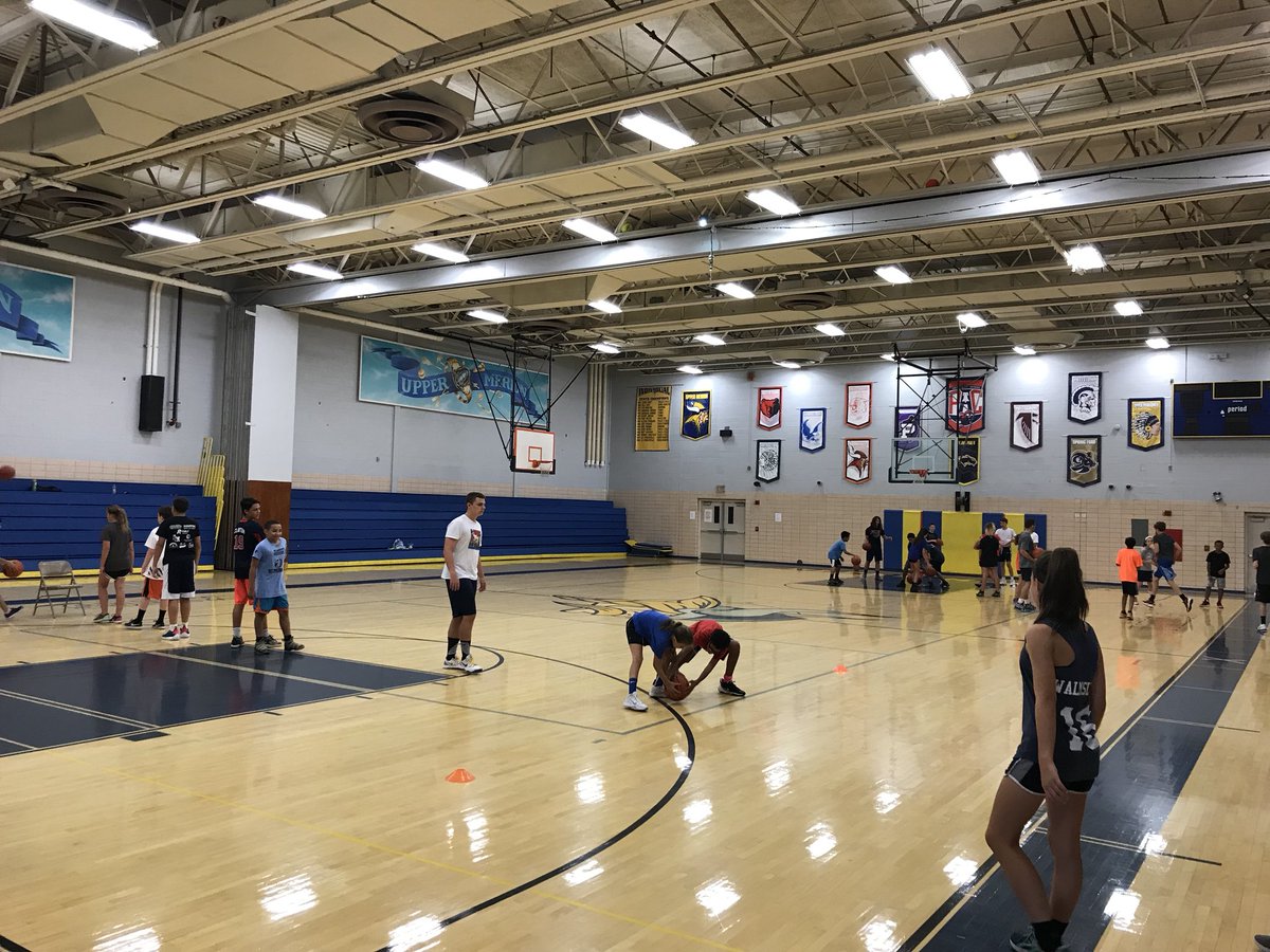 We have some camp action!  Thankful for the families that have donated to a great cause.  Upper Merion community is special.  It’s going to be a great week! <a href="/VikingBoysBball/">VikingBoysBasketball</a> <a href="/UpperMerionSD/">Upper Merion Area School District</a>