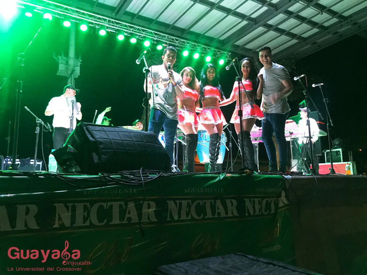 De Colombia para el mundo Guayaba Orquesta presente en las fiestas de #lavirgendelcarmen en La Vega (Cundinamarca)  🎉🇨🇴️💪