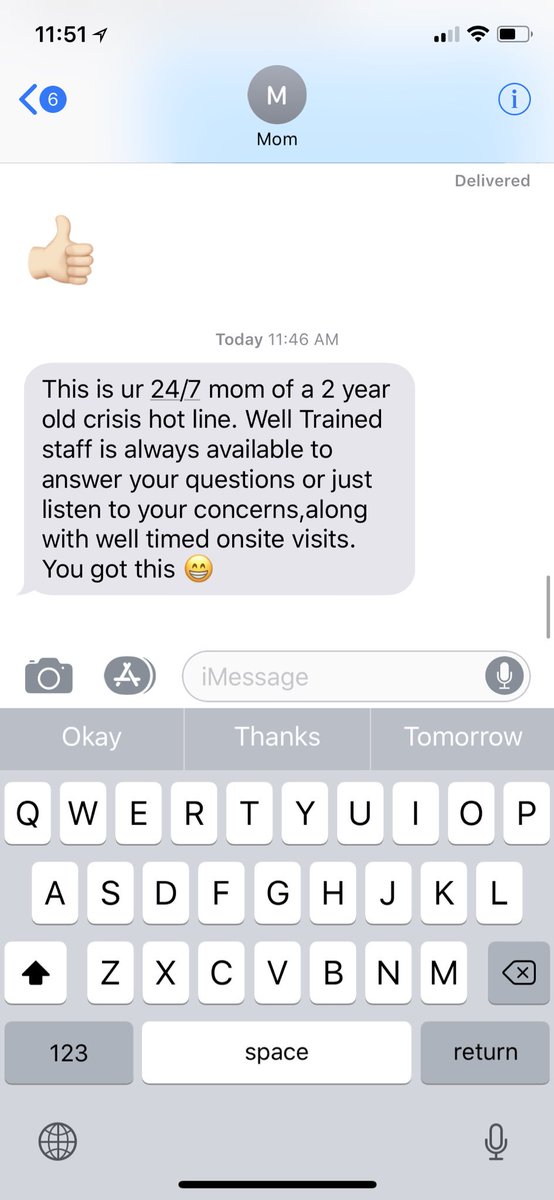 victoriasnooks's tweet photo. Aiden wouldn’t stop screaming in the store today so I called my mom and when we got off the phone she texted me this LOL https://t.co/X5YsPJCTeF