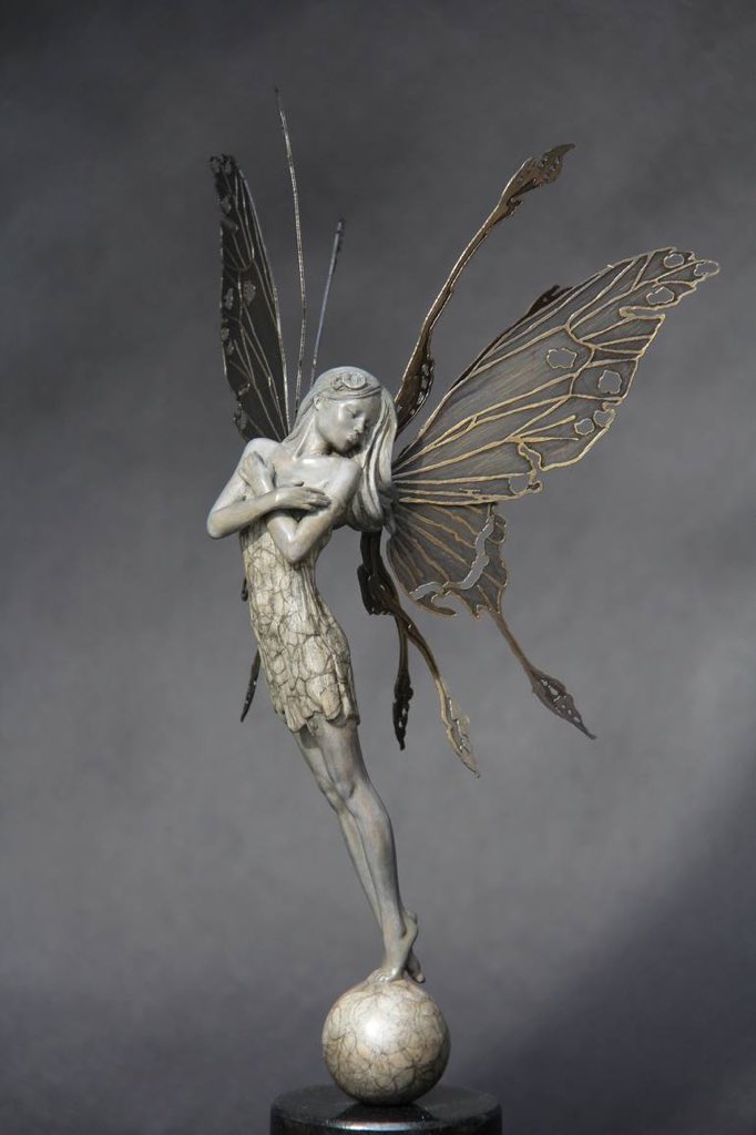 Woman with insect wings