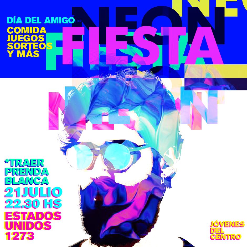 ¡DÍA DEL AMIGO!
Los esperamos este sábado para festejar con todo el día del amigo!
Dress code: Blanco.
Al término de la reunión si tenes entre 18-35 te esperamos en Estados Unidos 1273 👩🏻‍🎤👨🏽‍🎤