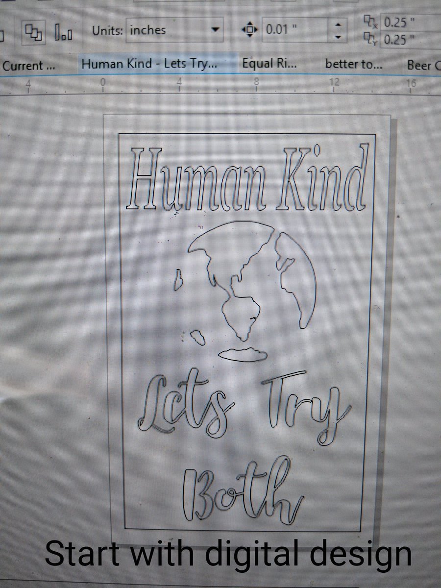 makingSTEM's tweet image. Signs for Pride made using laser cutter #pride #equalrights #maker #laser #stem