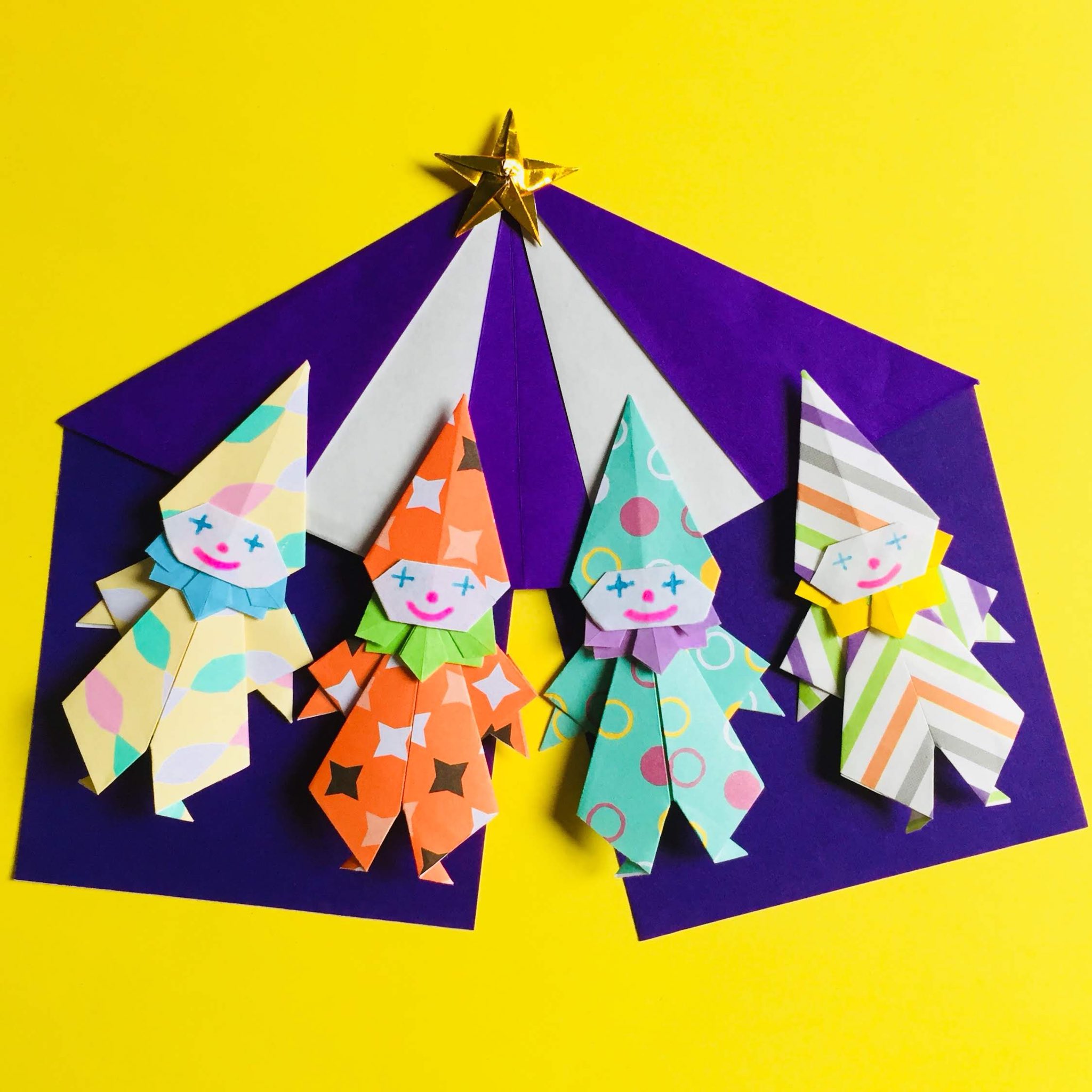 Twitter இல Jujube Orange サーカスへようこそ テント 傘の折り方 ピエロ Youtube 四角いテントは Paperkawaii ネコバス Youtube Origami 折り紙 おりがみ サーカス ネコバス Clown Circus T Co Cu18uqbr5m