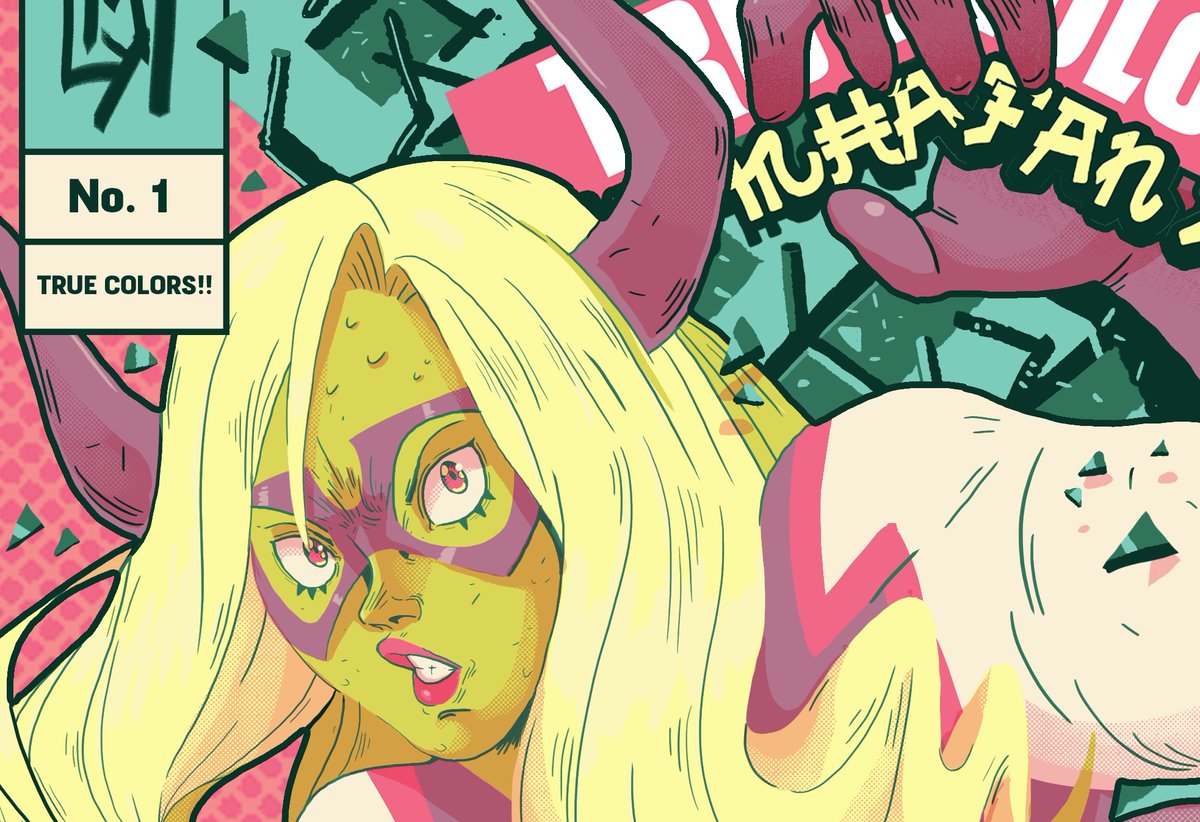 jaegerpilotmax's tweet photo. My full submission to the #truecolorszine !!! A My Hero Academia fan zine with 80 contributing artists using the same limited color palette!
orders are available now here! https://t.co/OLodWZy3sh
grab a copy! https://t.co/vgBQUgaGRS