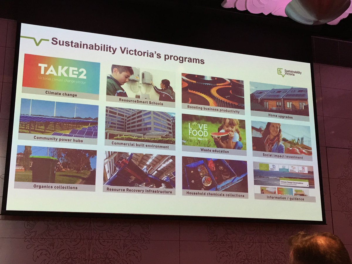 Yelyah15's tweet photo. Ms Stephanie Ziersch, Director, Community & Climate Change, Sustainability Victoria #liveable18 https://t.co/elFsd8flK3