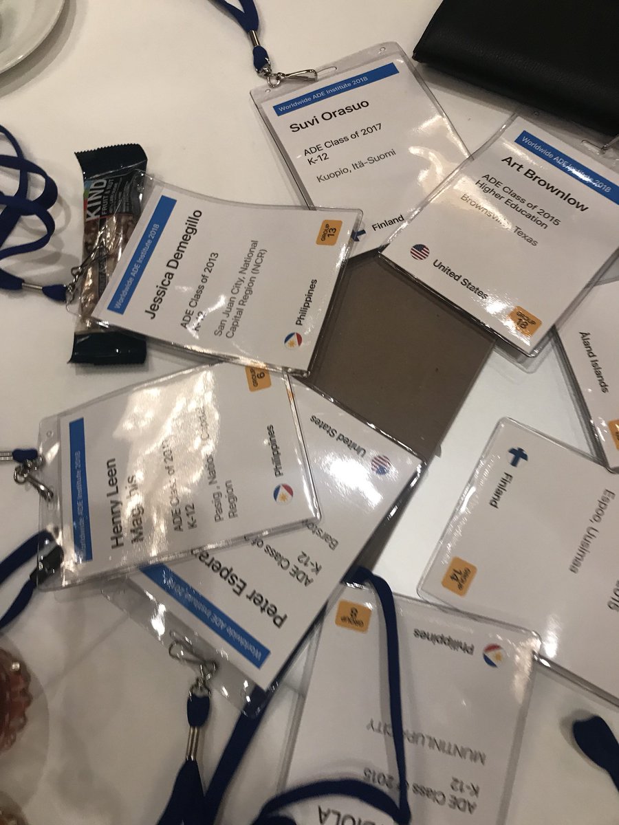 WinnieDiola's tweet image. Enjoying our dinner with ADEs from Finland, Denmark, and Texas #ADE2018 #AppleEDUchat #EveroneCanCreate