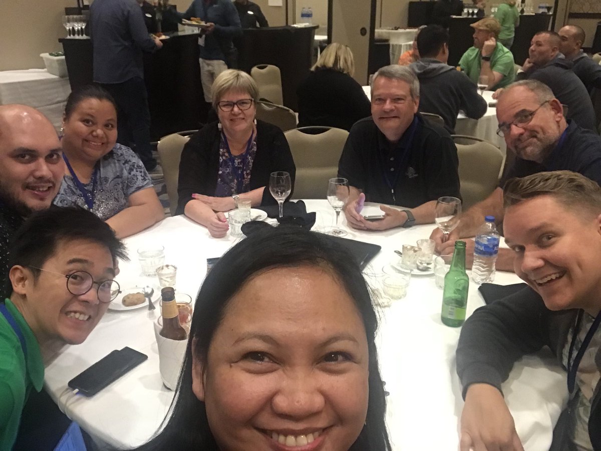 WinnieDiola's tweet image. Enjoying our dinner with ADEs from Finland, Denmark, and Texas #ADE2018 #AppleEDUchat #EveroneCanCreate