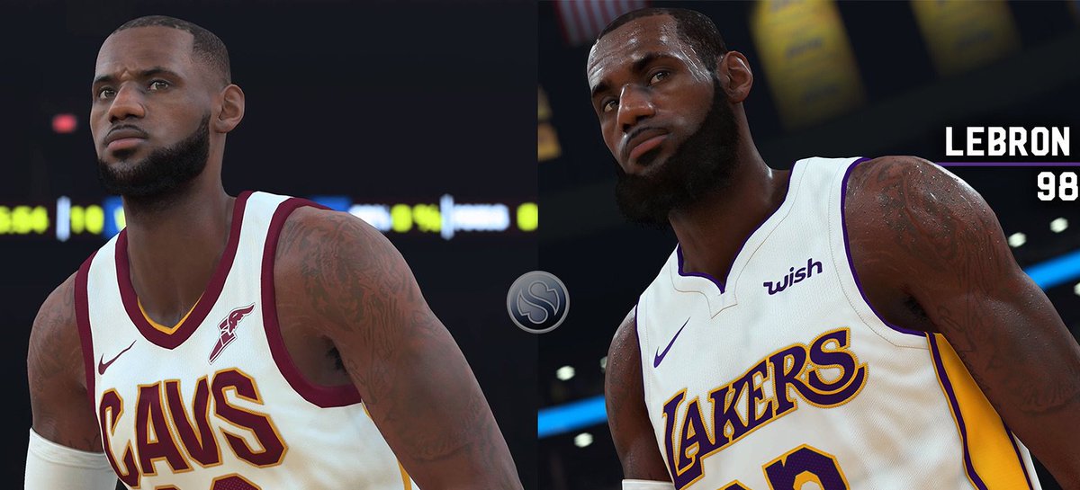 lebron james nba 2k18