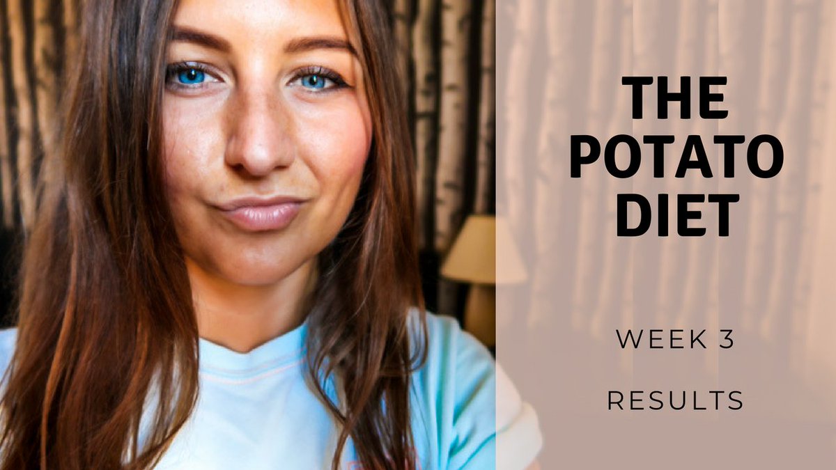 marinaquiose's tweet photo. NEW VIDEO: My results on the potato diet after 3 weeks 

https://t.co/2fchnzQOuk

#potatodiet #potatoreset #potatocleanse #diet #detox #fast #cleanse #potatodetox #vegan #fatfree #weightloss #weightlossjourney #challenge #30daychallenge #potatoes #chips #wedges https://t.co/LhGzVQECrU