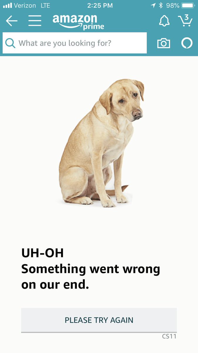 I sense that the IT team at <a href="/amazon/">Amazon</a> may be having a bad afternoon. #primeday