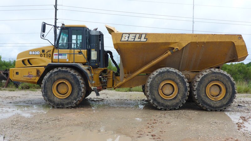Two Bell B40D trucks due in shortly fitted with autolube.  Both with low hours, built in 2015.  Message me for details.