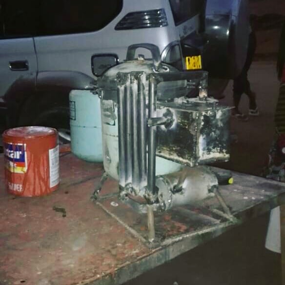 chanzi1990's tweet photo. Biomass gasifier first of it kind in Tanzania plz i need comments to improve plz contact me +255 659279862 @JMakamba @bunihub @costechTANZANIA @DOTTanzania https://t.co/hdEIaFdVeG