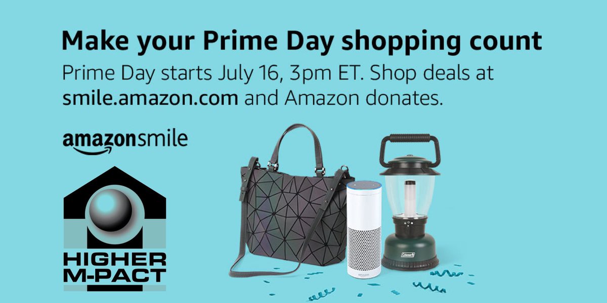 makingmpact's tweet image. Your shopping makes a difference with us starting Today at 3 PM for Amazon Prime Day, while donating to Higher M-Pact when you shop  deals at discounted rates donating 5% of your purchases to us while you shop.  Click below to get started:

smile.amazon.com/ch/43-1837808