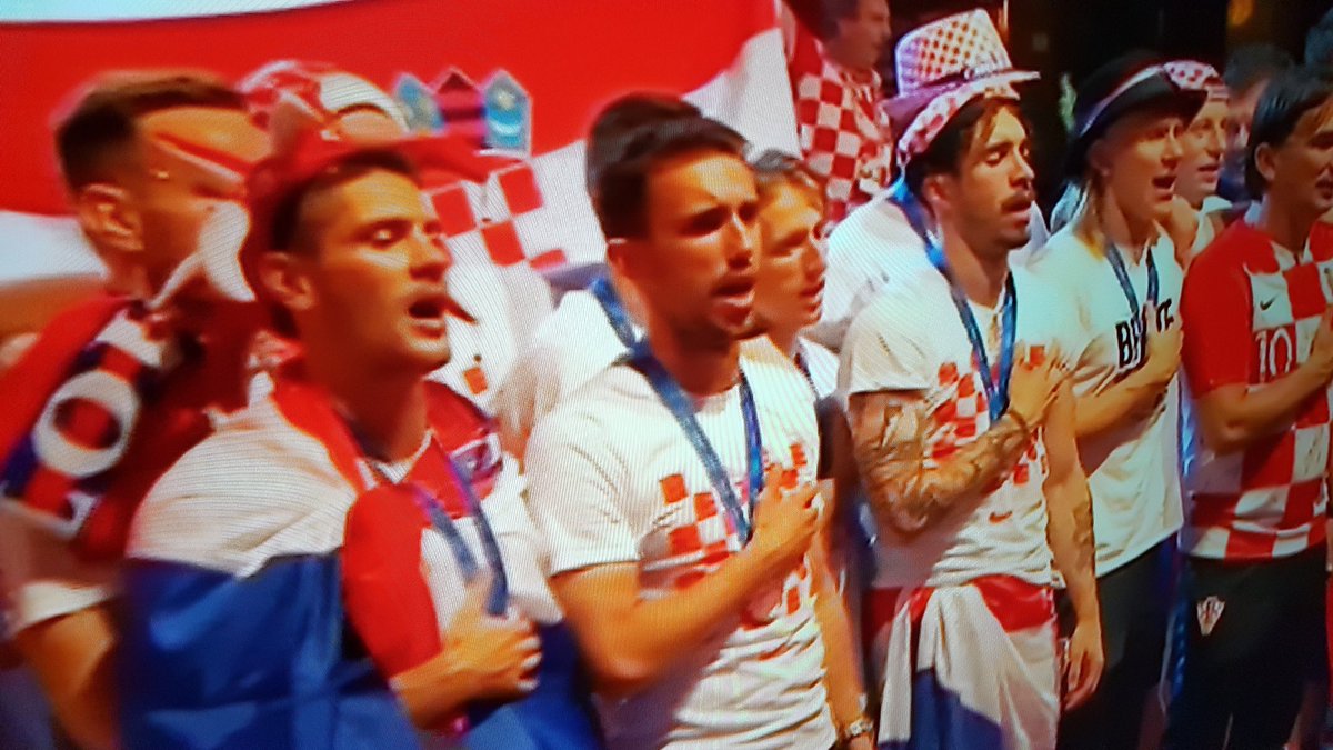Thank you Vatreni
 #ProudToBeCroat #FifaWorldCupFinal #Croatia #Vatreni