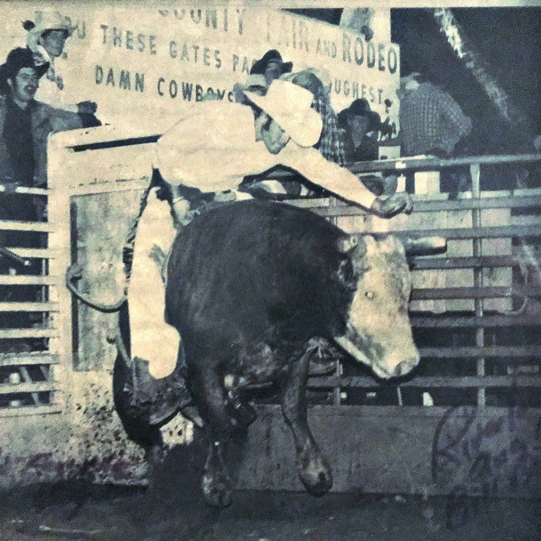 ElectDahlin's tweet photo. What a great WYO rodeo weekend for Sheridan @WYOrodeo, always a special time for our community.  Throwback to when I used to compete in rodeos bull and bronc riding. https://t.co/7tEtSPlhzm