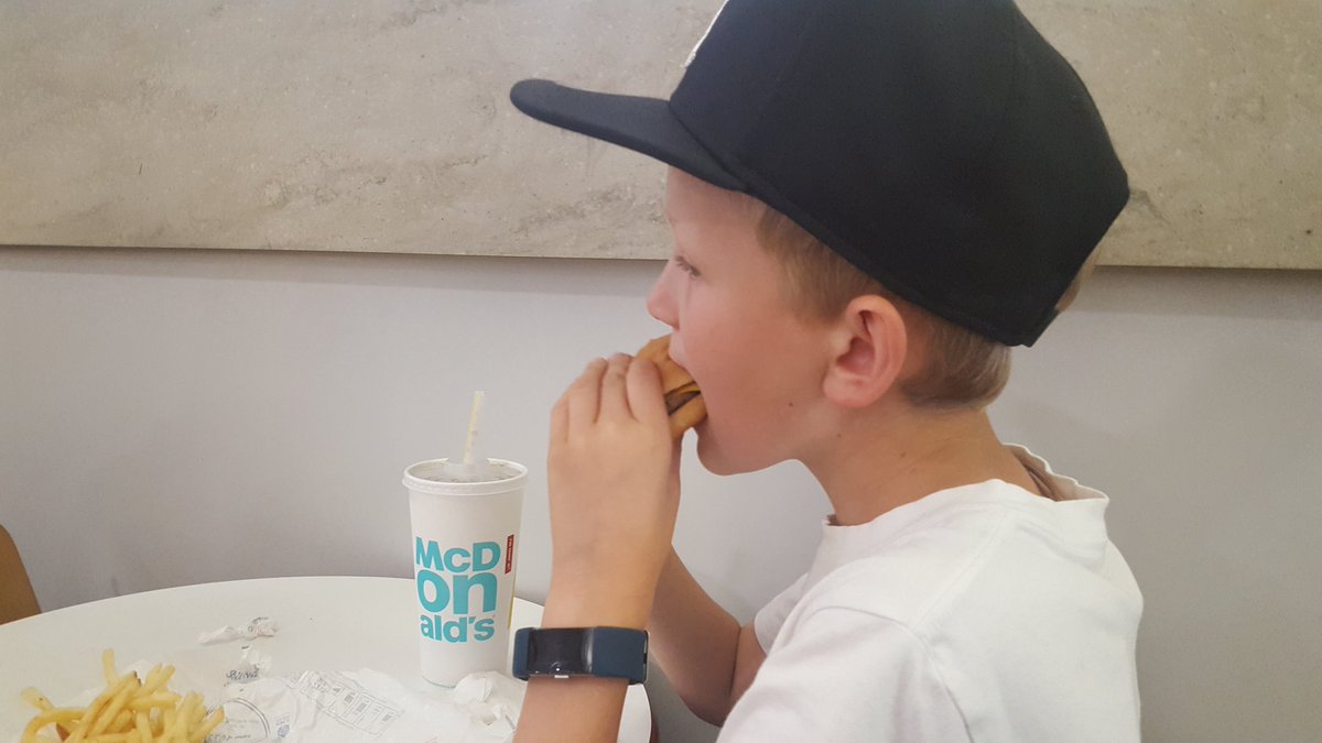 SandiKeeble's tweet photo. @StAndrewsMFL  thanks so much, Jack had a fabulous time.....he hasn't stop talking yet 😲.  He 'needed' a McDonald's as, apparently, there is only so many snails a man can take 😂😂😂😂 https://t.co/KXg1n4CRxM