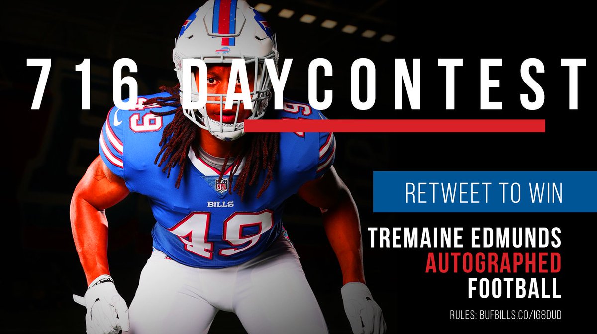 BuffaloBills's tweet image. We're giving away an autographed Tremaine Edmunds football! #716Day

You know what to do 👇